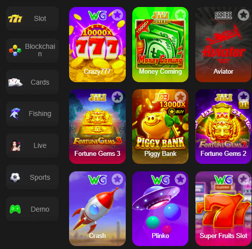 Main screen of jackpot odyssey game page for PK players - 4