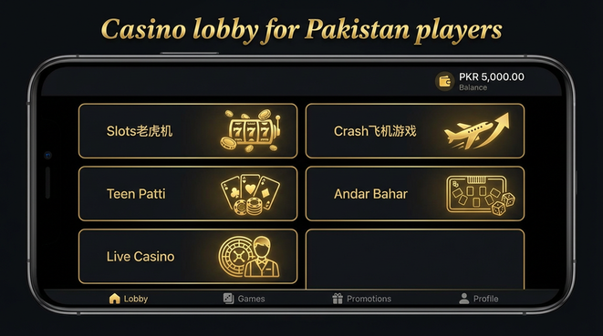 Lobby view of jackpot odyssey for Pakistan users - 4